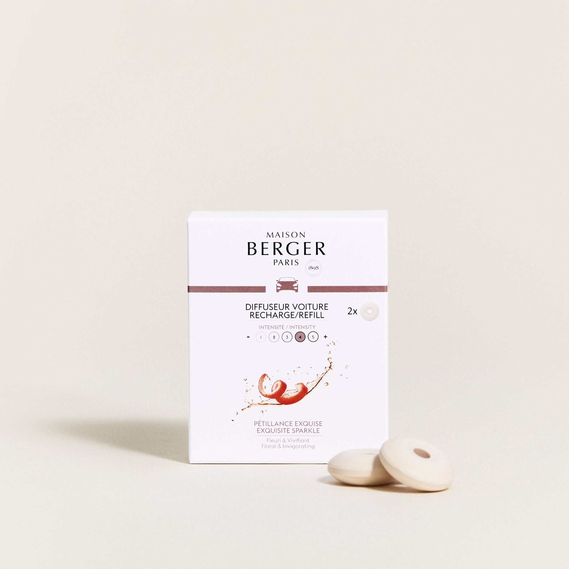 Berger Paris diffuser refill packaging on a light background