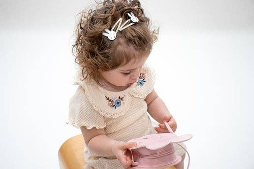 Yuko B - Duo de pinces à cheveux blanches Miffy