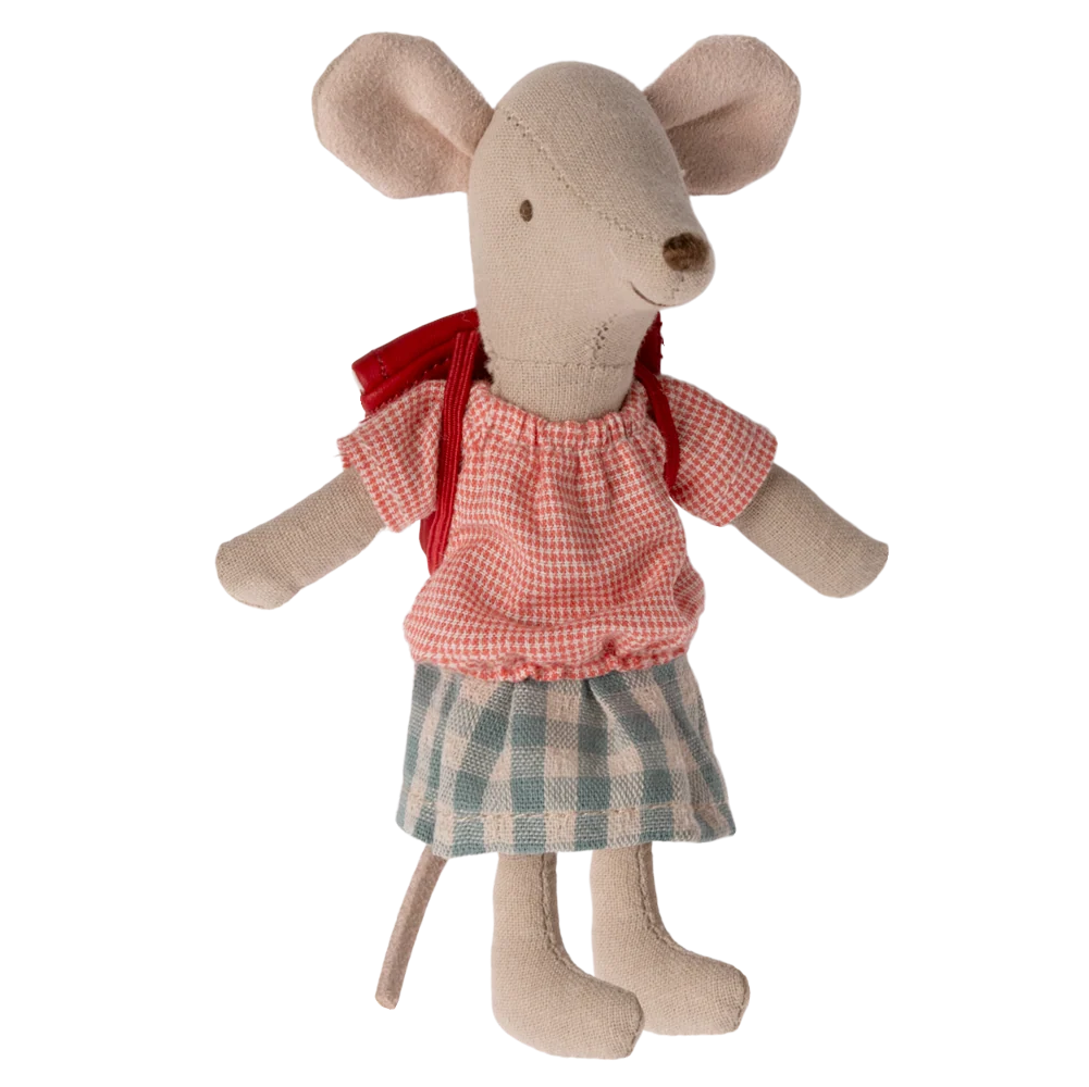Maileg - Tricycle Mouse, Big Sister - Red