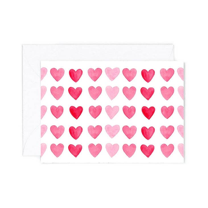 Mini Card - Mini Hearts - Love + Anniversary Enclosure Card