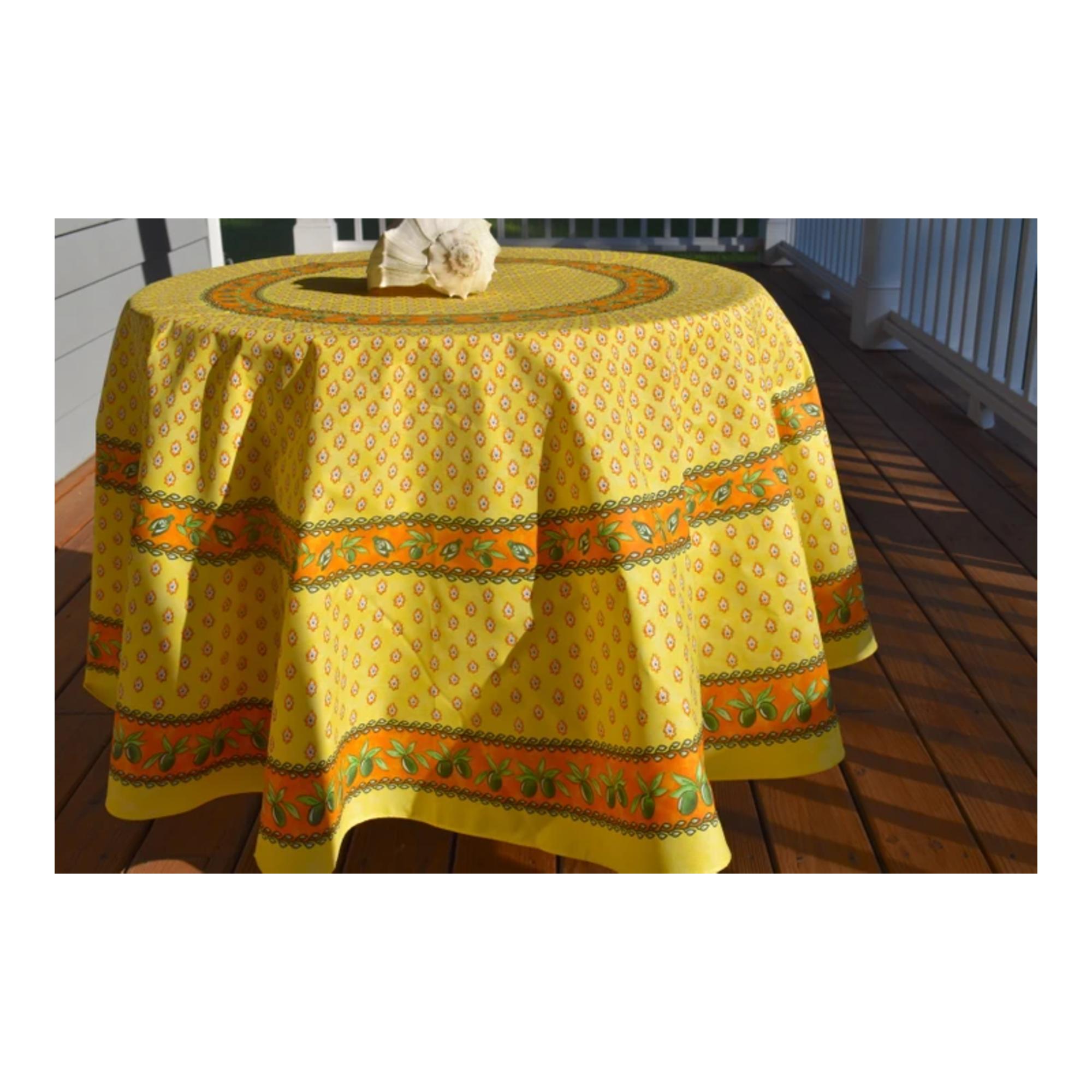 Le Cluny - Tablecloth Monaco Yellow