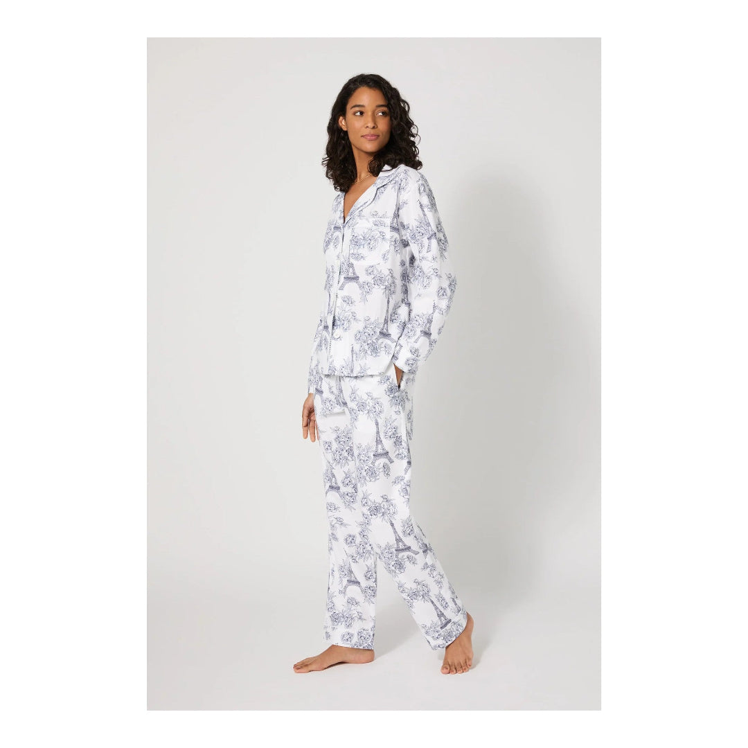 Bedhead PJs - La Belle Eiffel Long Sleeve Classic Flannel PJ Set