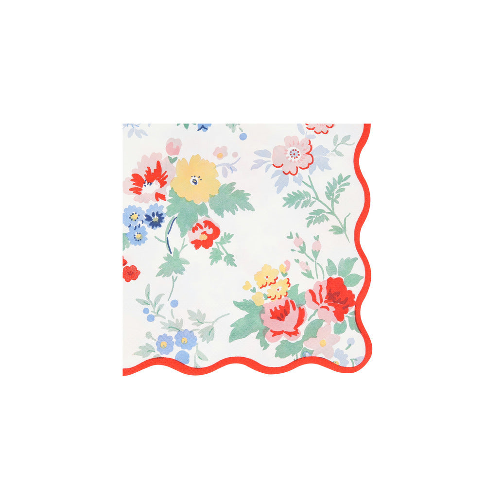 Vintage Floral Small Napkin