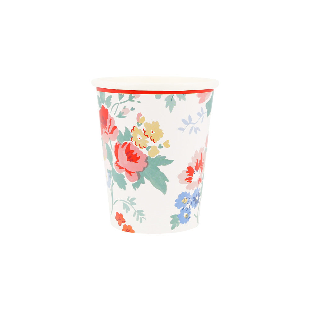 Vintage Floral Cups