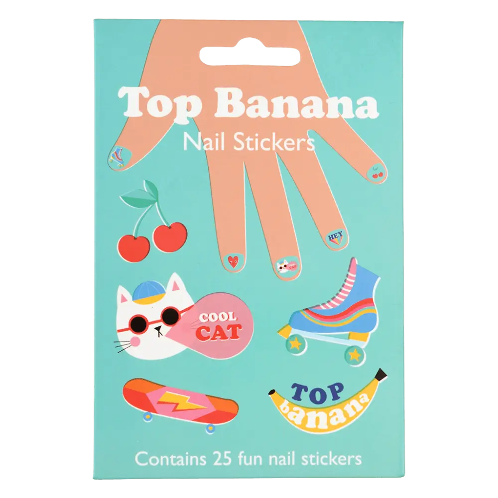 Top Banana Nail Stickers