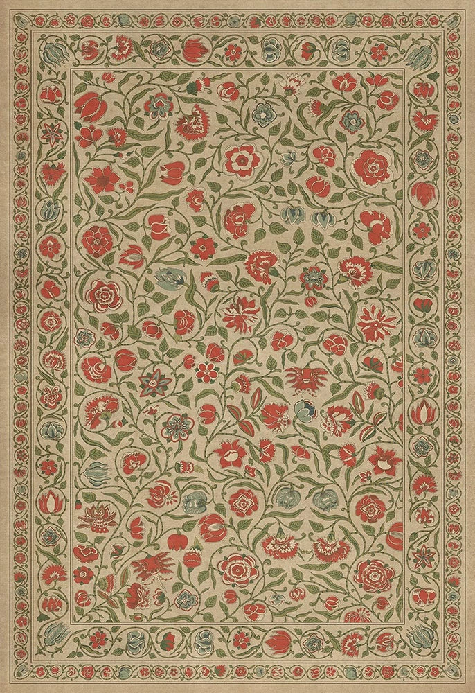 Spicher & Co. Vintage Vinyl – Williamsburg – Floral antique – Que nous vivions ensemble