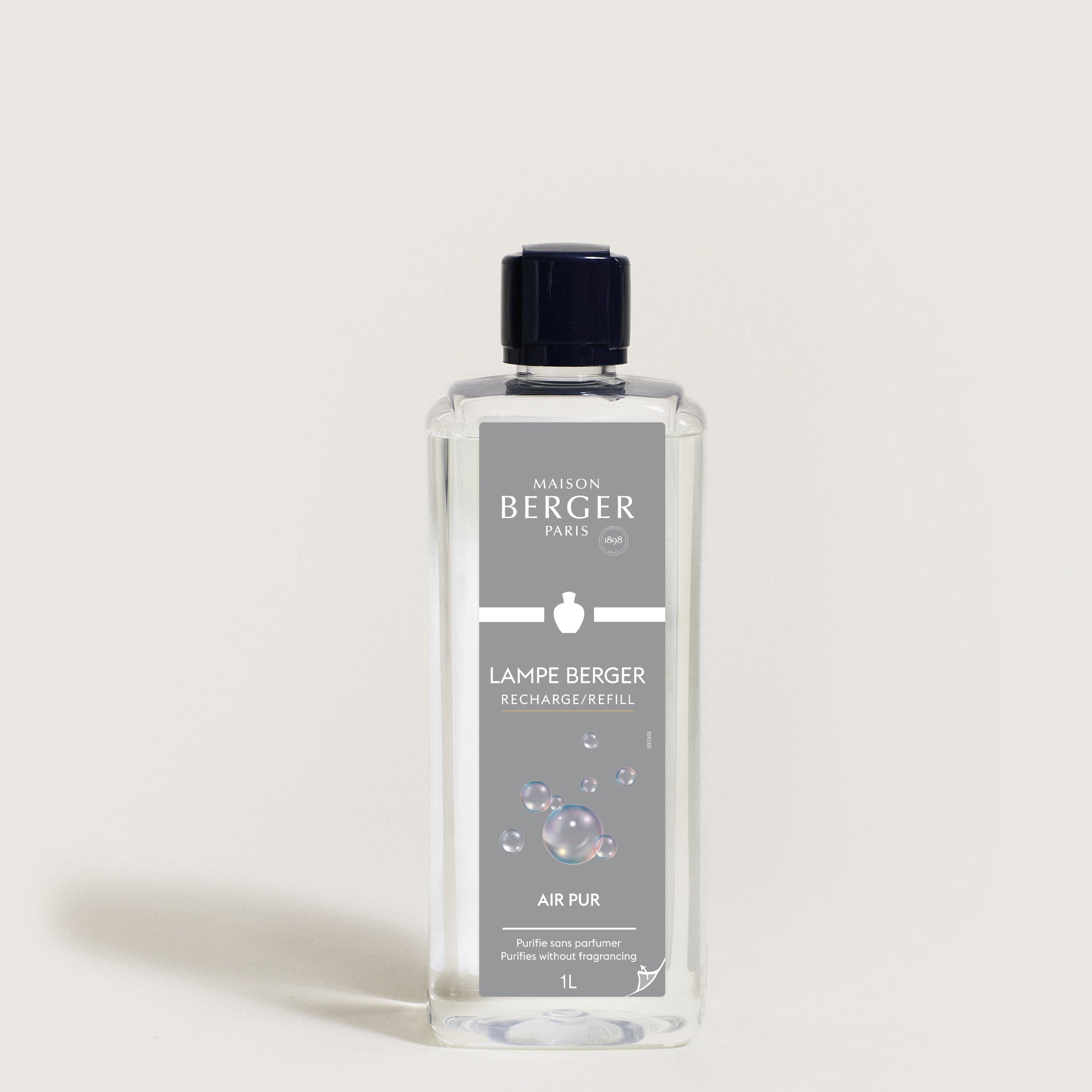 Maison Berger Paris air freshener refill bottle on a light gray background