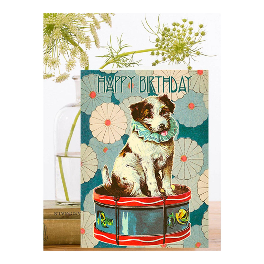 Carte d'anniversaire pour chien
