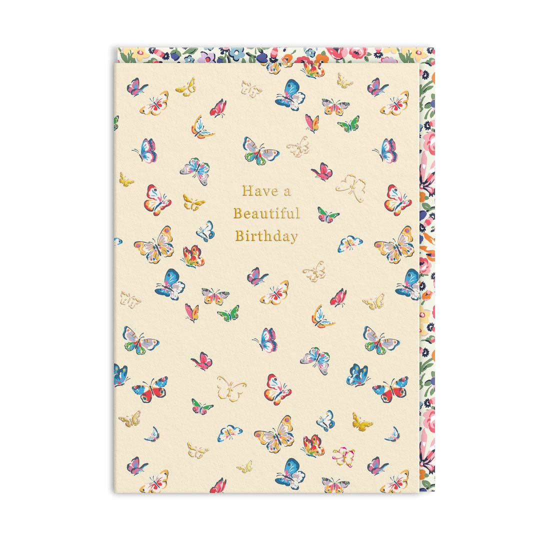 Cath Kidston Beautiful Butterflies Birthday Card