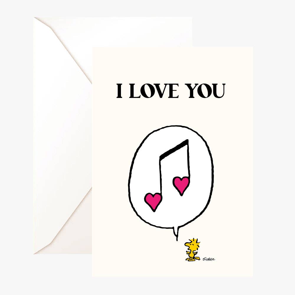 Titlee - Snoopy "I Love You" Card