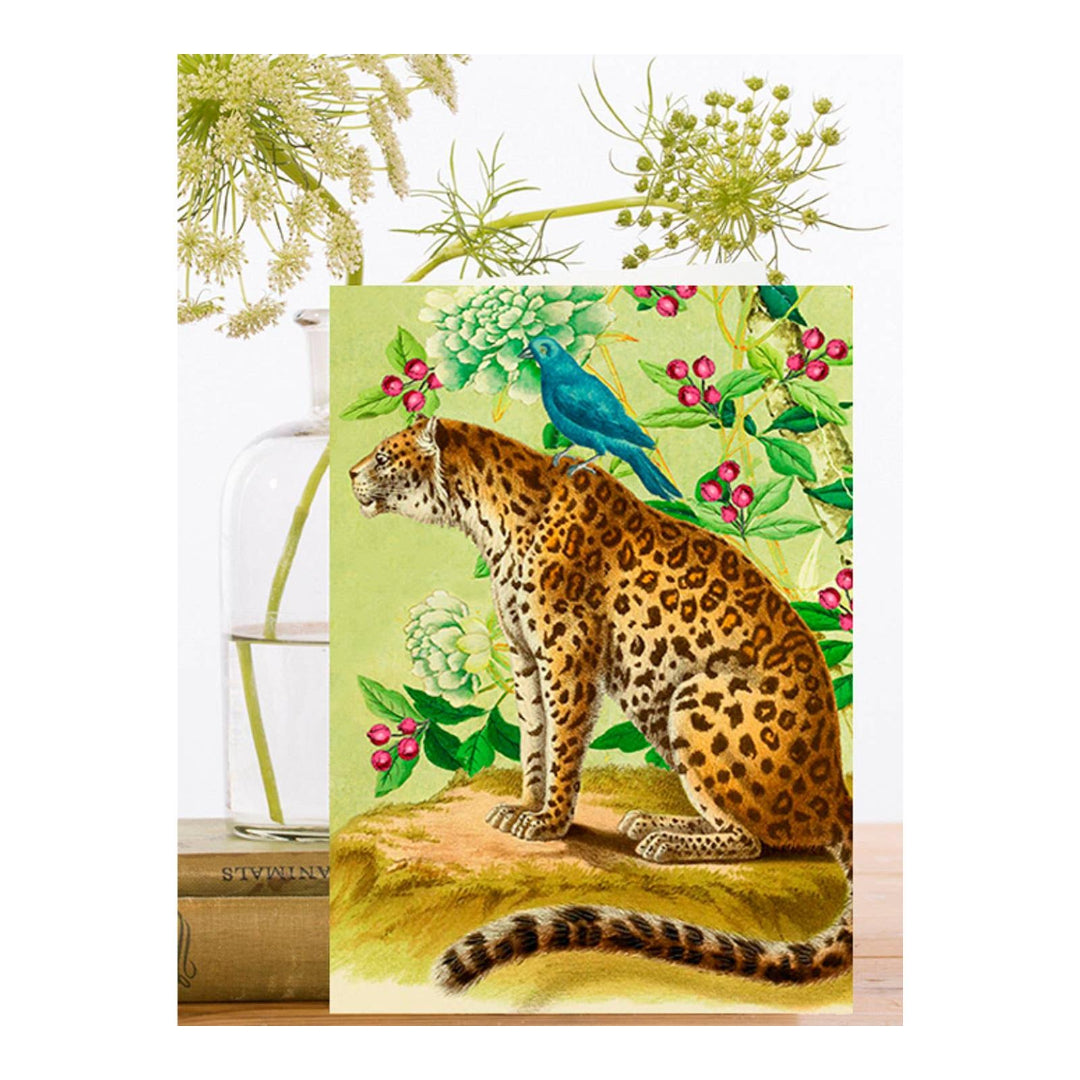 Leopard Blank Greeting Card