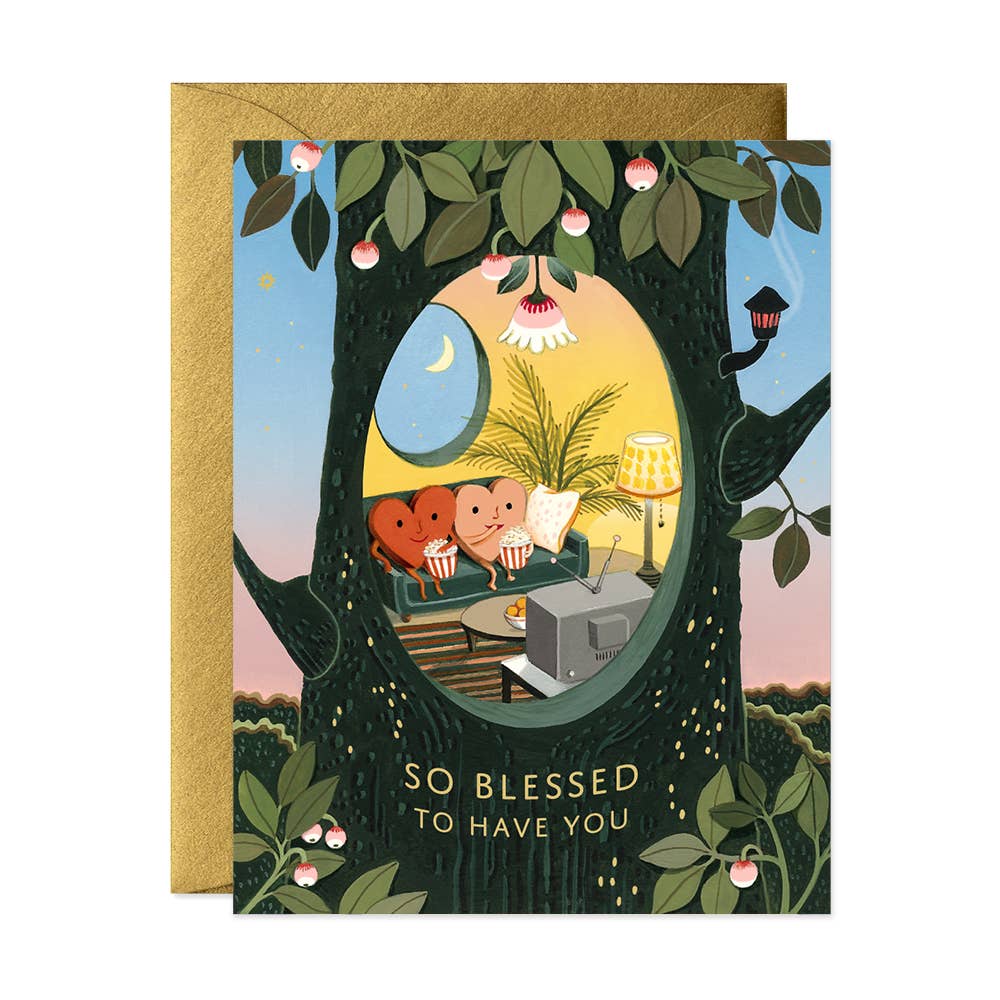 JooJoo Paper - Blessed Hearts - Love Greeting Card