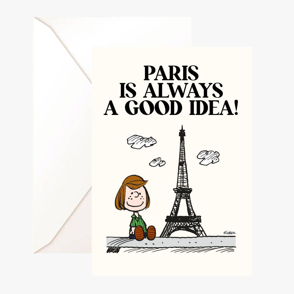 Titlee - Snoopy "Paris is Always a Good Idea" Card
