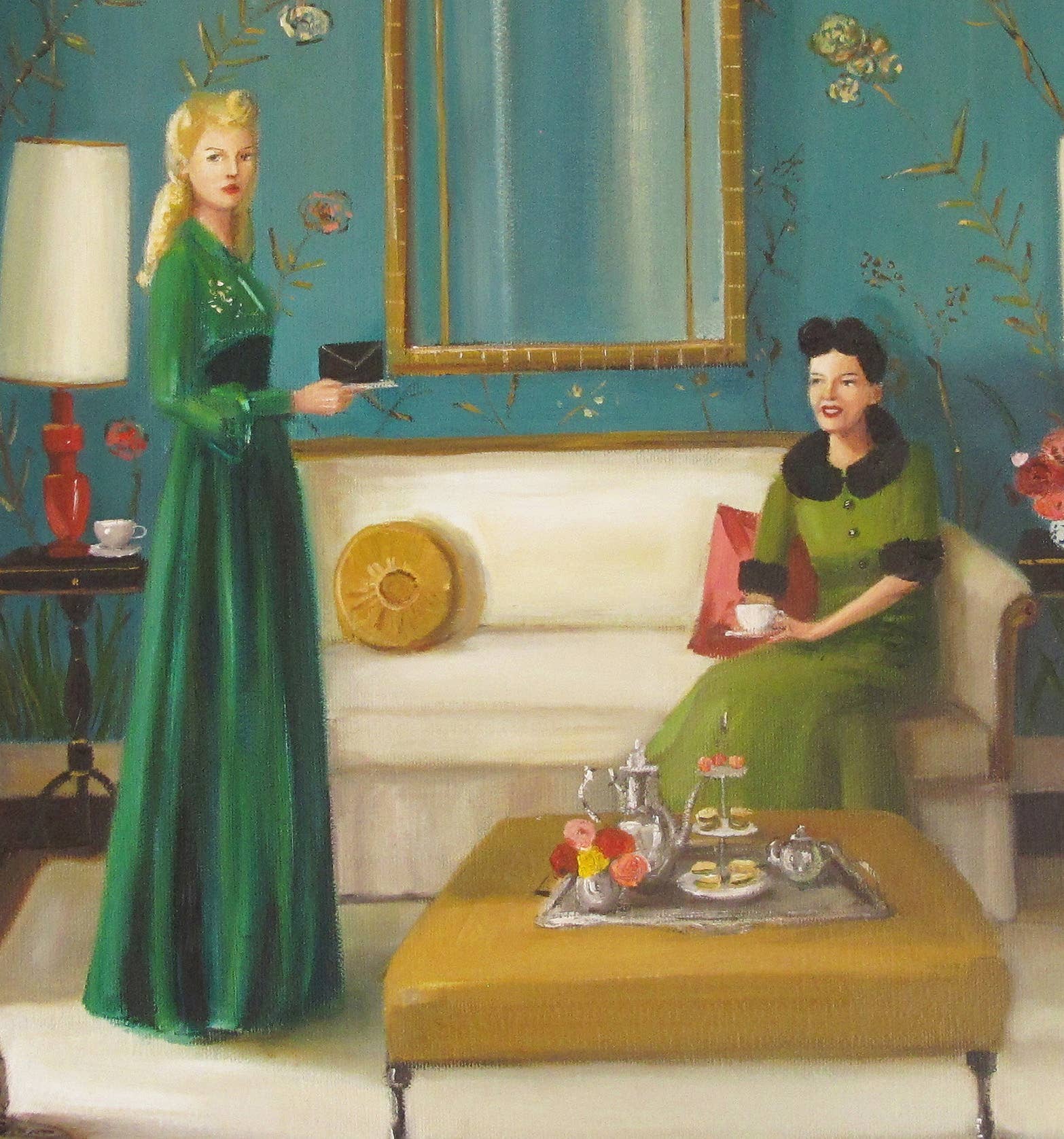 Janet Hill Studio - The Etiquette Of Blackmail Art Print