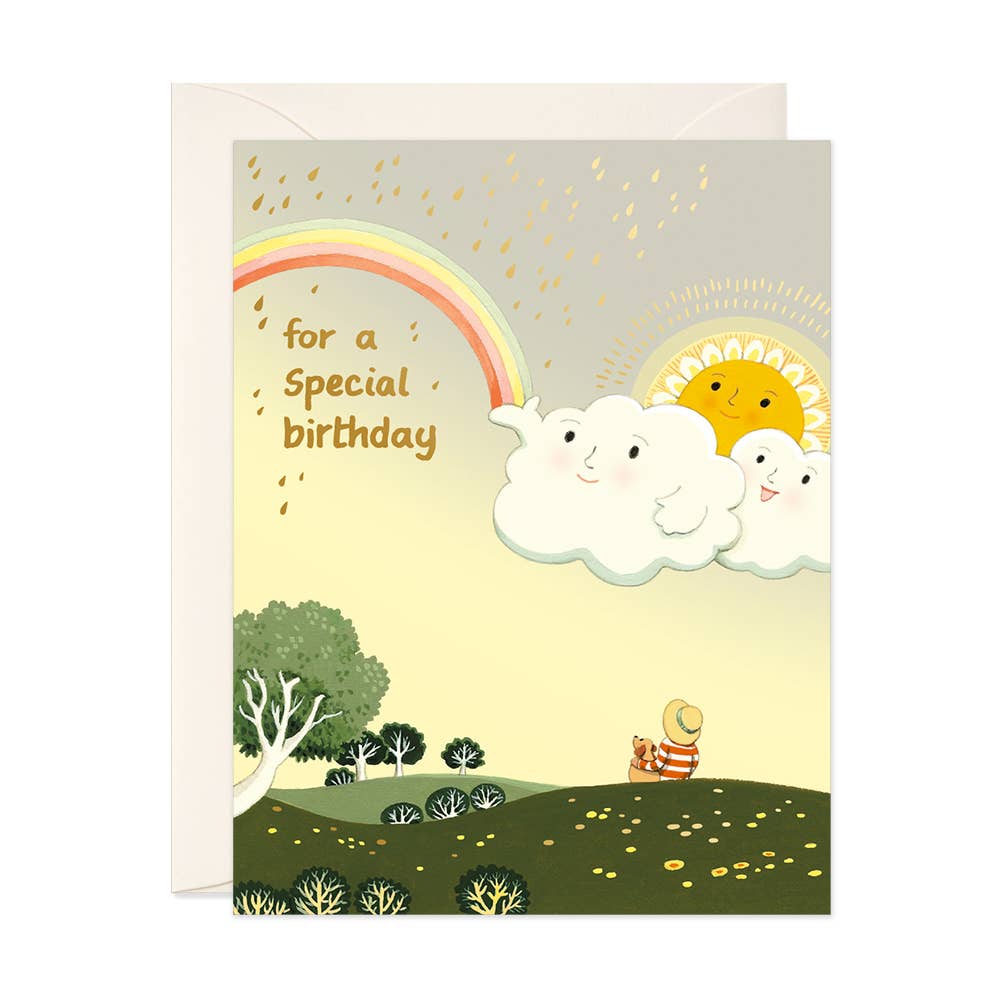 JooJoo Paper - Joyful Sky Birthday Greeting Card