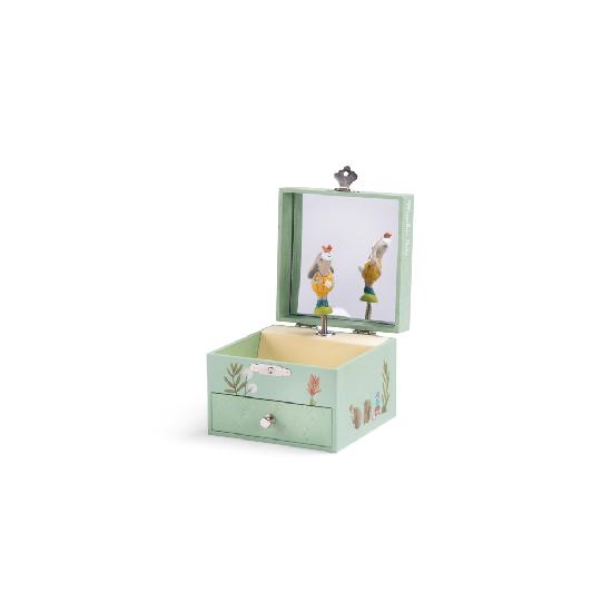 Moulin Roty - Trois Petits Lapins - Coffret à Bijoux Musical
