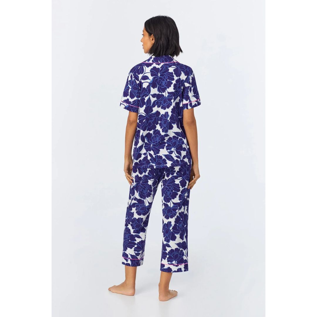 Bedhead PJs - Isabella Flora Short Sleeve Classic Cropped PJ Set