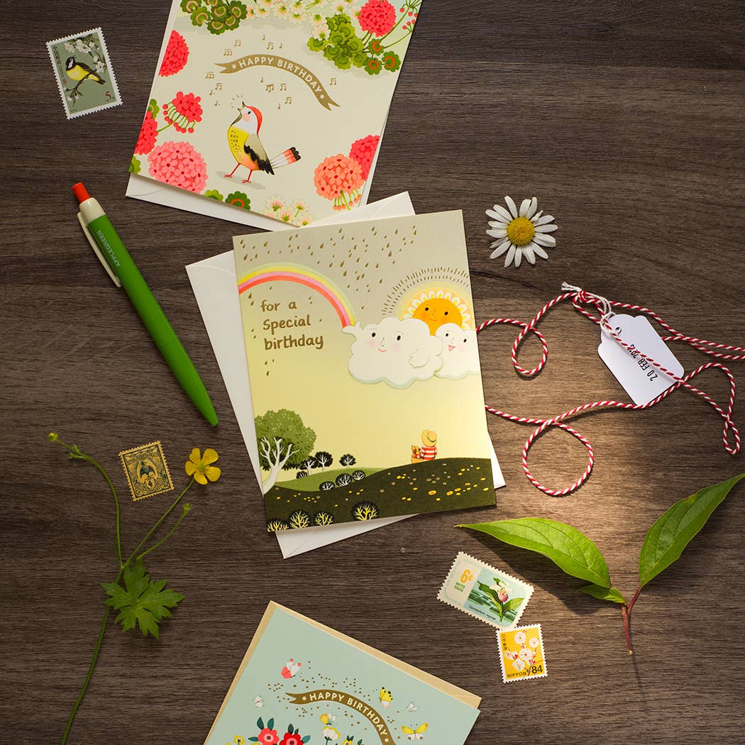 JooJoo Paper - Joyful Sky Birthday Greeting Card