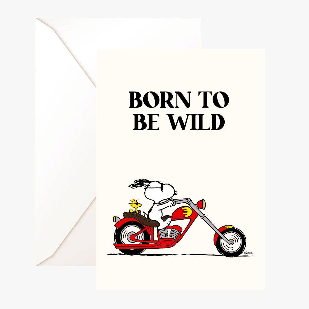 Titlee - Snoopy "Born to Be Wild" Card