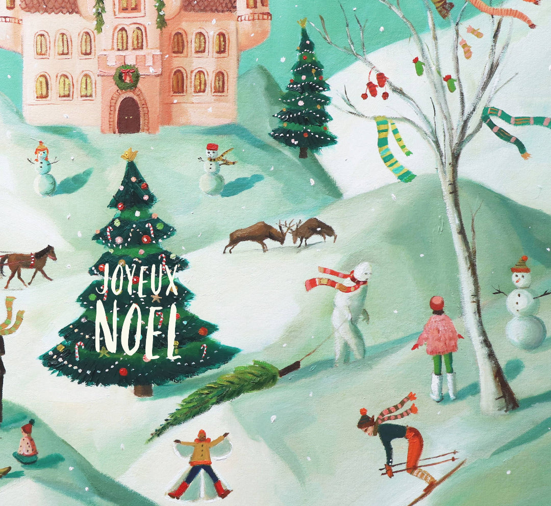 JANET HILL STUDIO - Carte de vœux Joyeux Noël