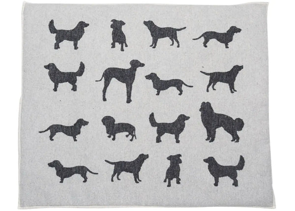 Small Dog Padded Mat - Silhouettes