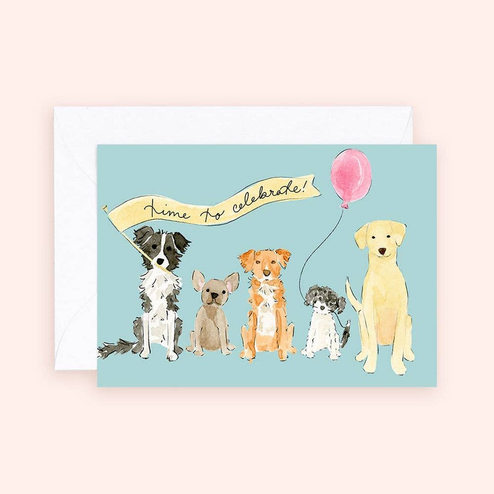 Mini Card - Birthday Dog Pawty Enclosure Card