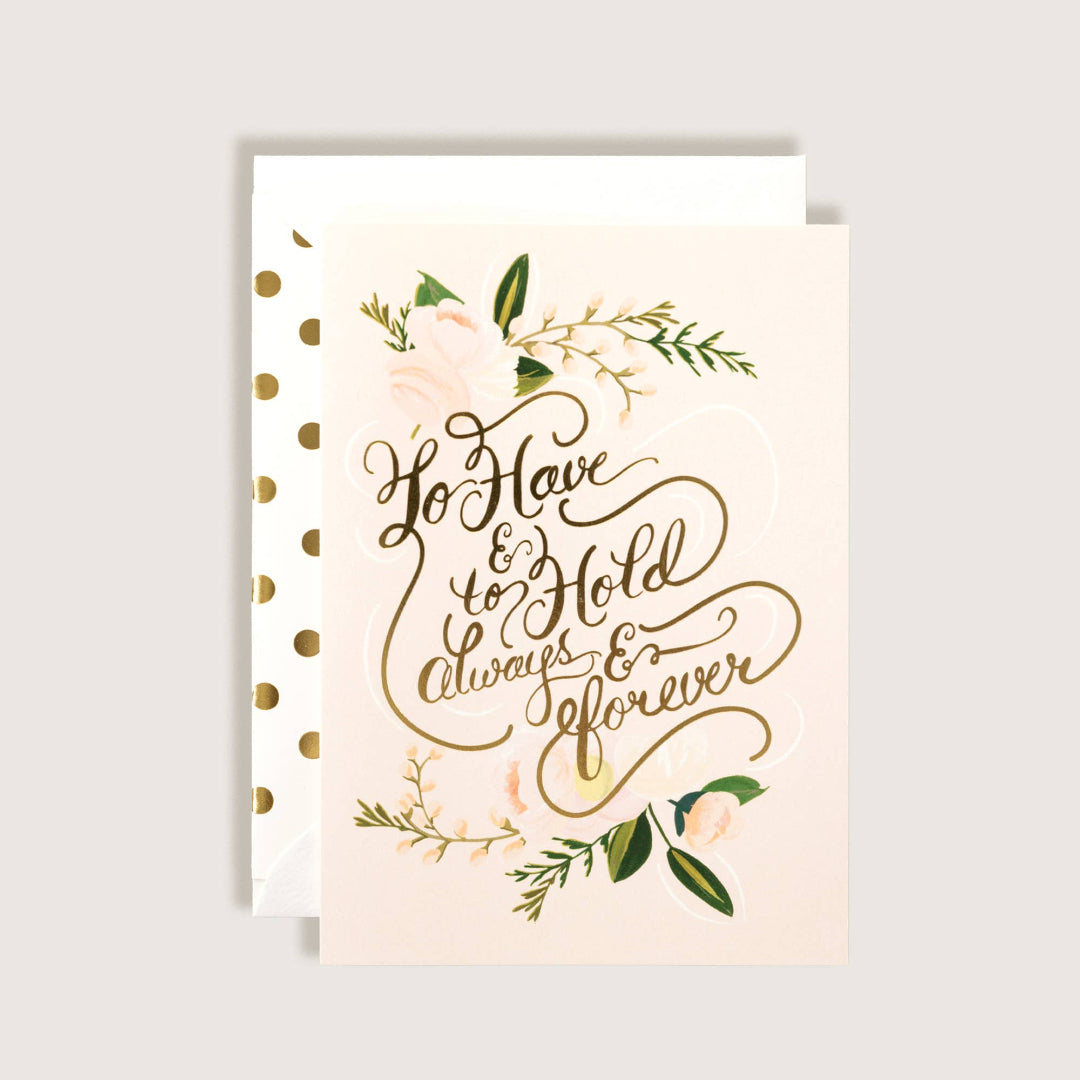 La première neige - Carte de vœux de mariage à avoir et à conserver toujours et à jamais