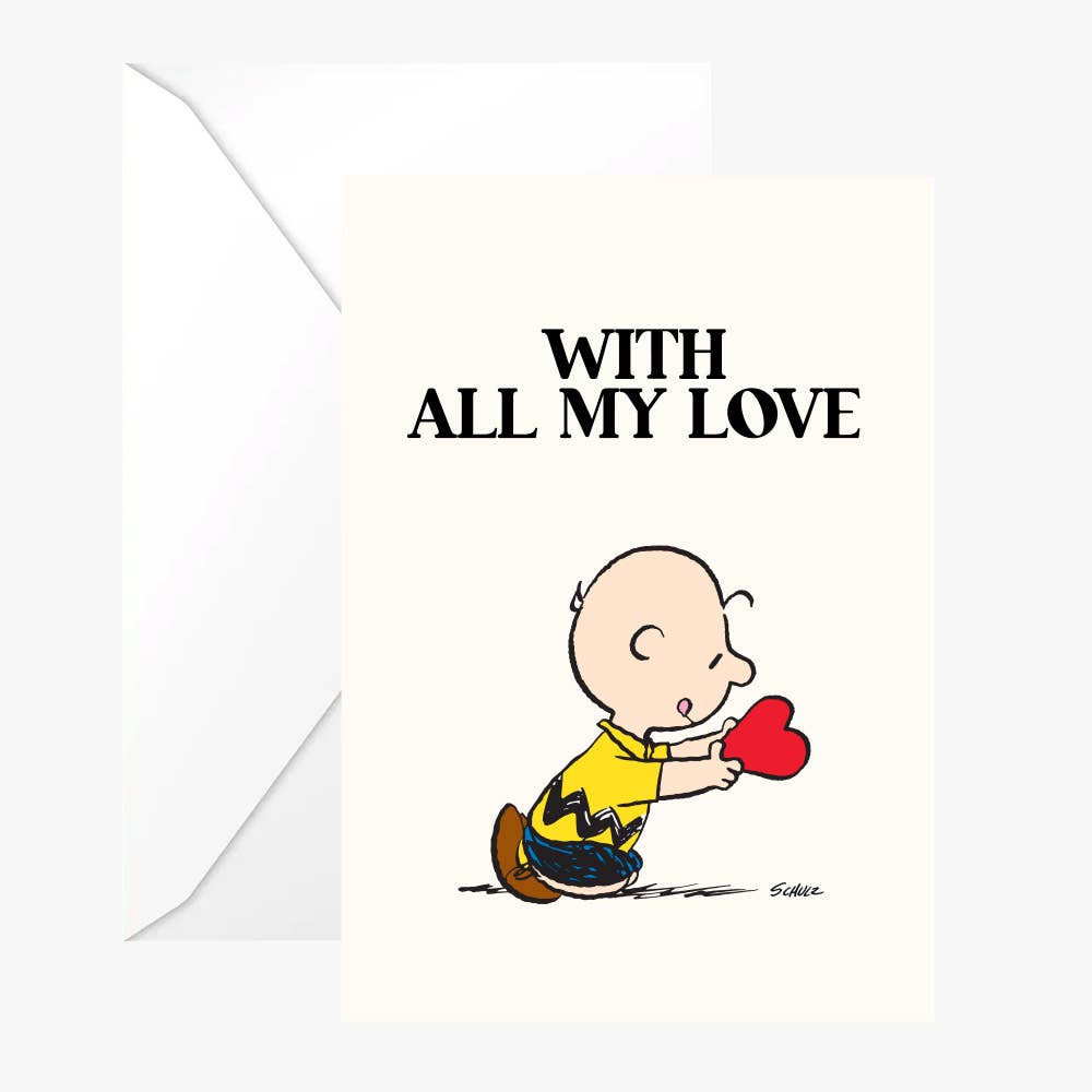 Titlee - Snoopy "With All My Love" Card