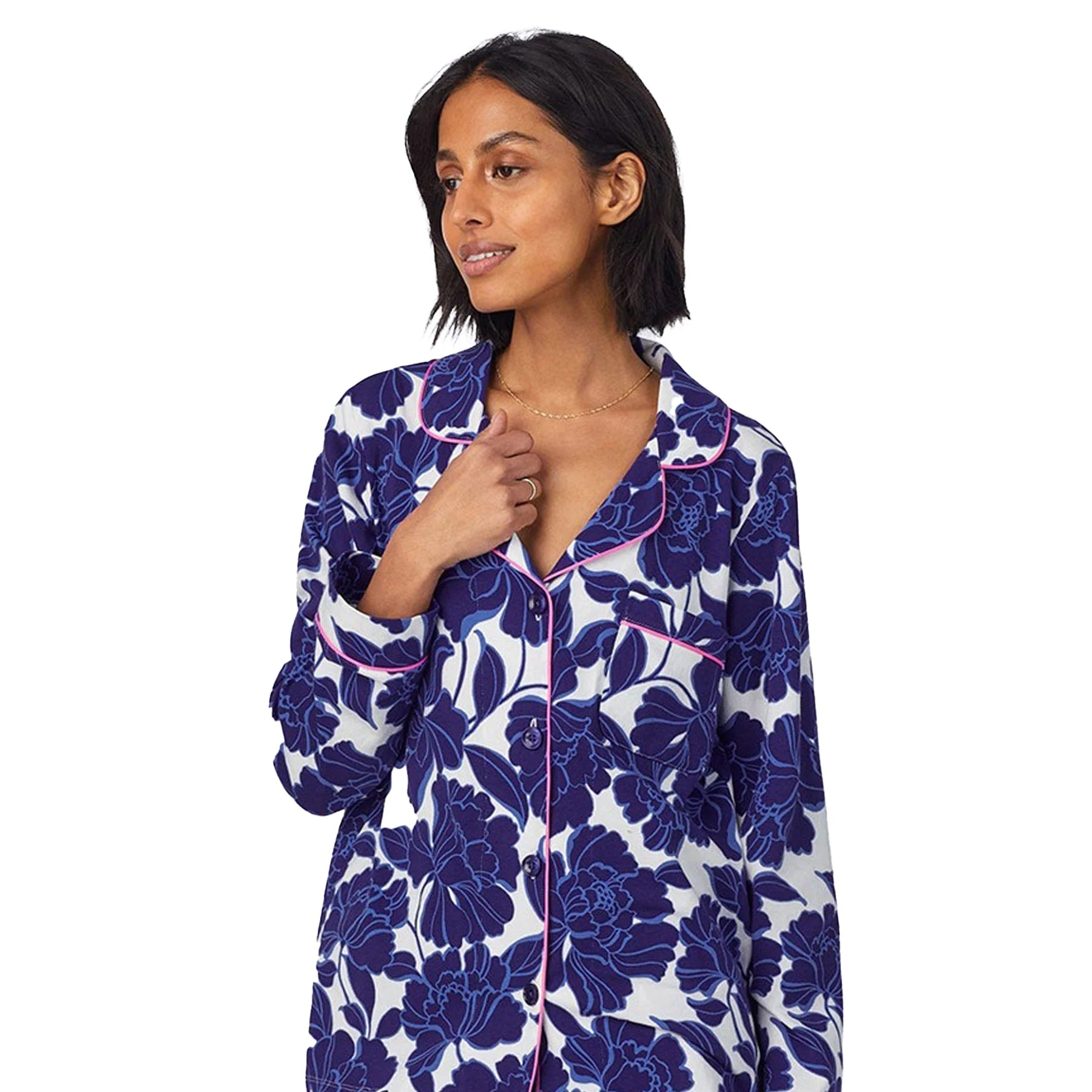 Bedhead PJs - Isabella Flora Short Sleeve Classic Cropped PJ Set