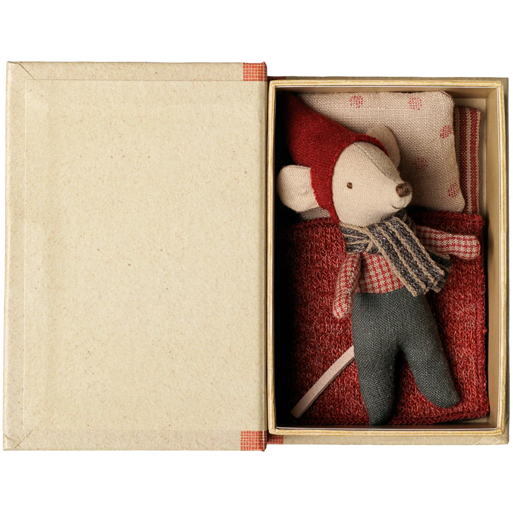 Maileg - Christmas Mouse, Baby in Book