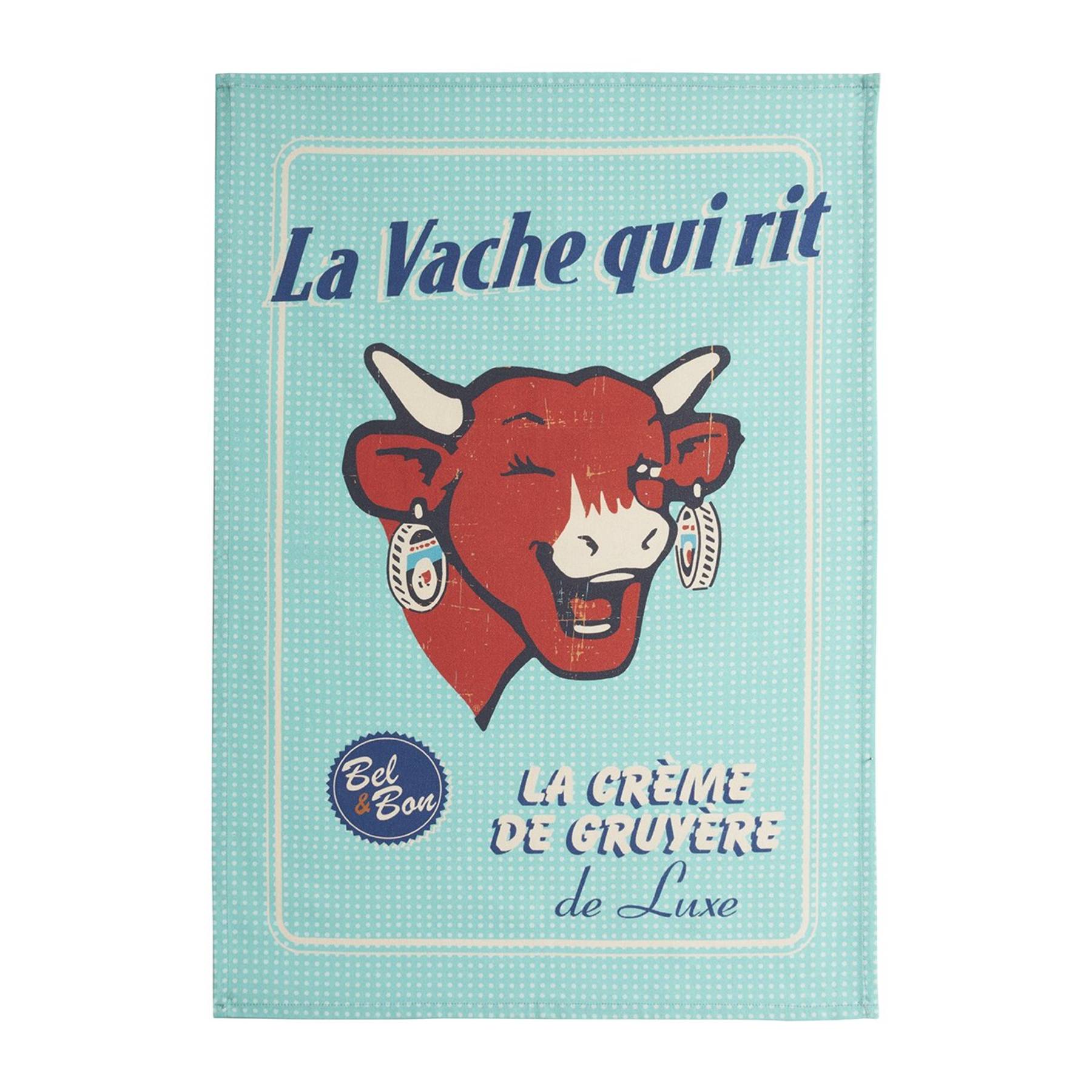 Coucke - Torchon La Vache Qui Rit Crème de Gruyère