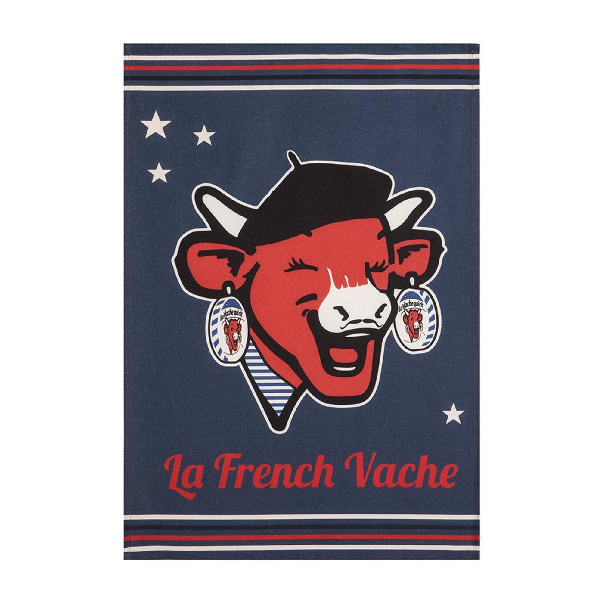 Coucke - La Vache Qui Rit French Vache Tea Towel