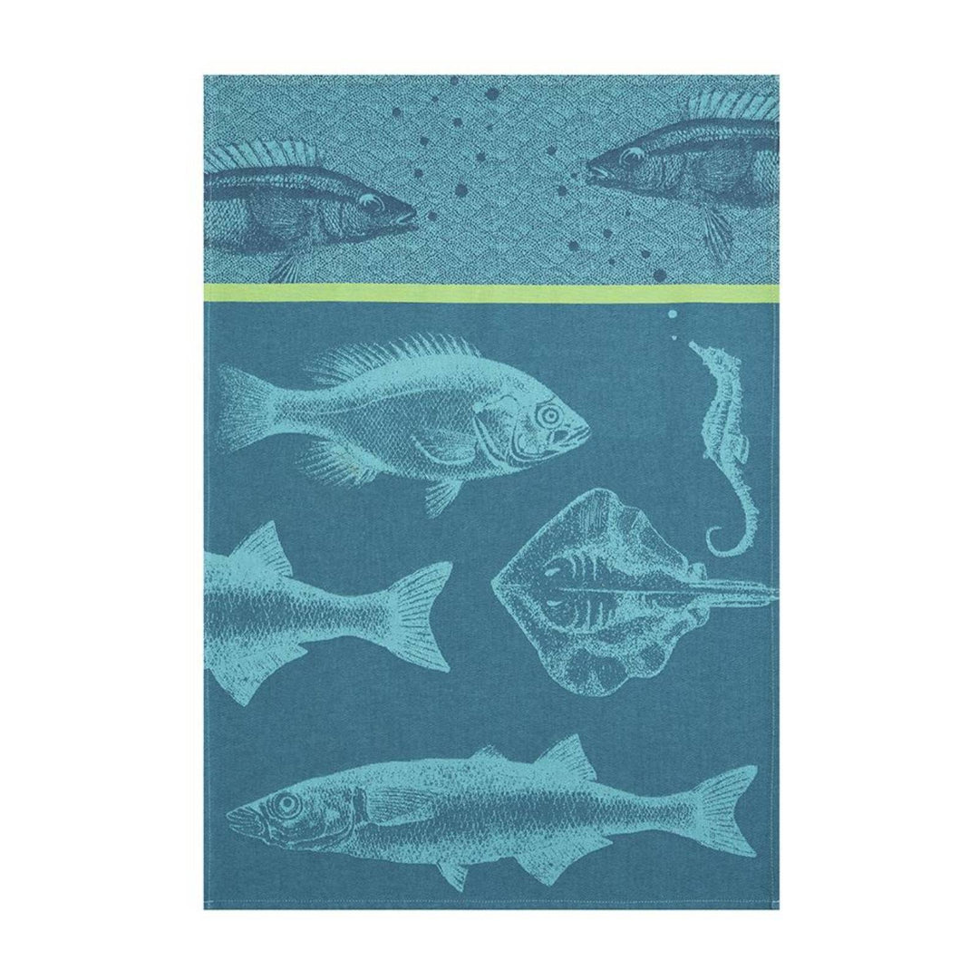 Coucke - Torchon Bleu Banc de Poissons