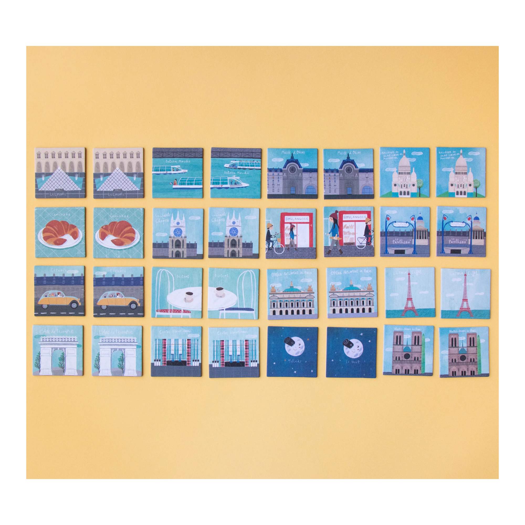 Jeu de mémoire - Paris La Ville Lumière