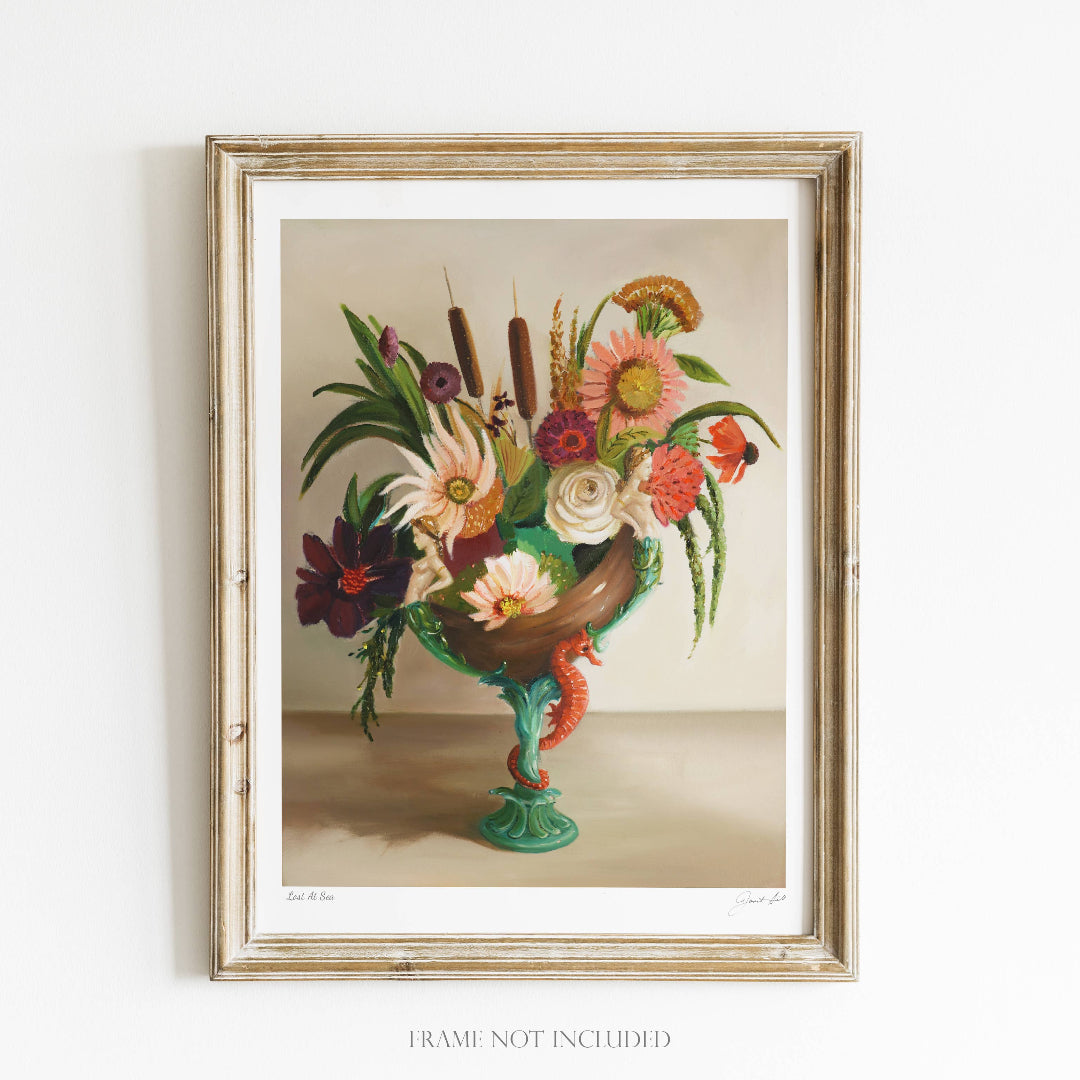 Janet Hill Studio - Lost At Sea. Art Print