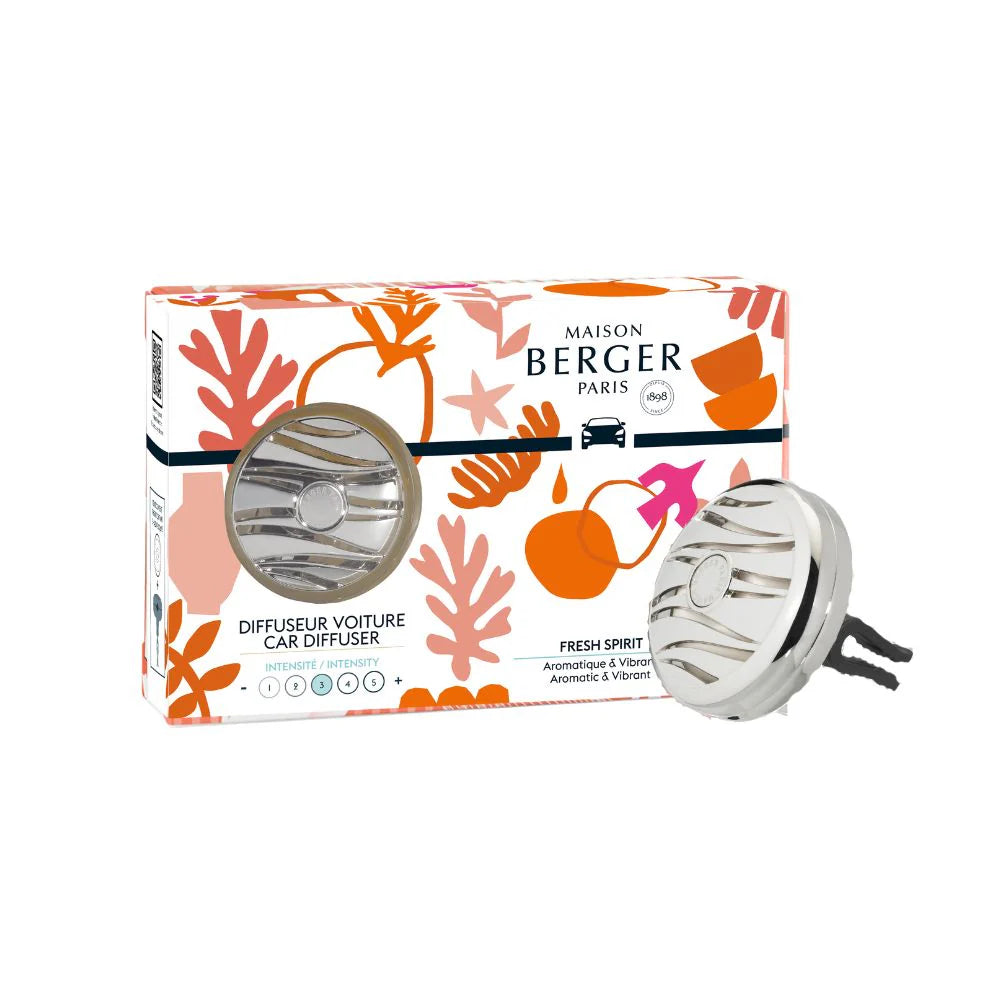 Maison Berger Paris - Kit diffuseur de voiture Fresh Spirit