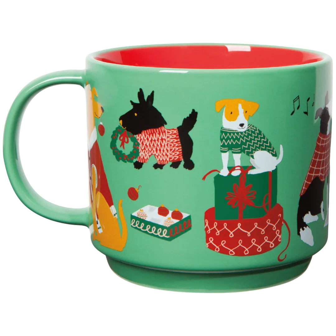 Holiday Hounds Mug & Sock Set