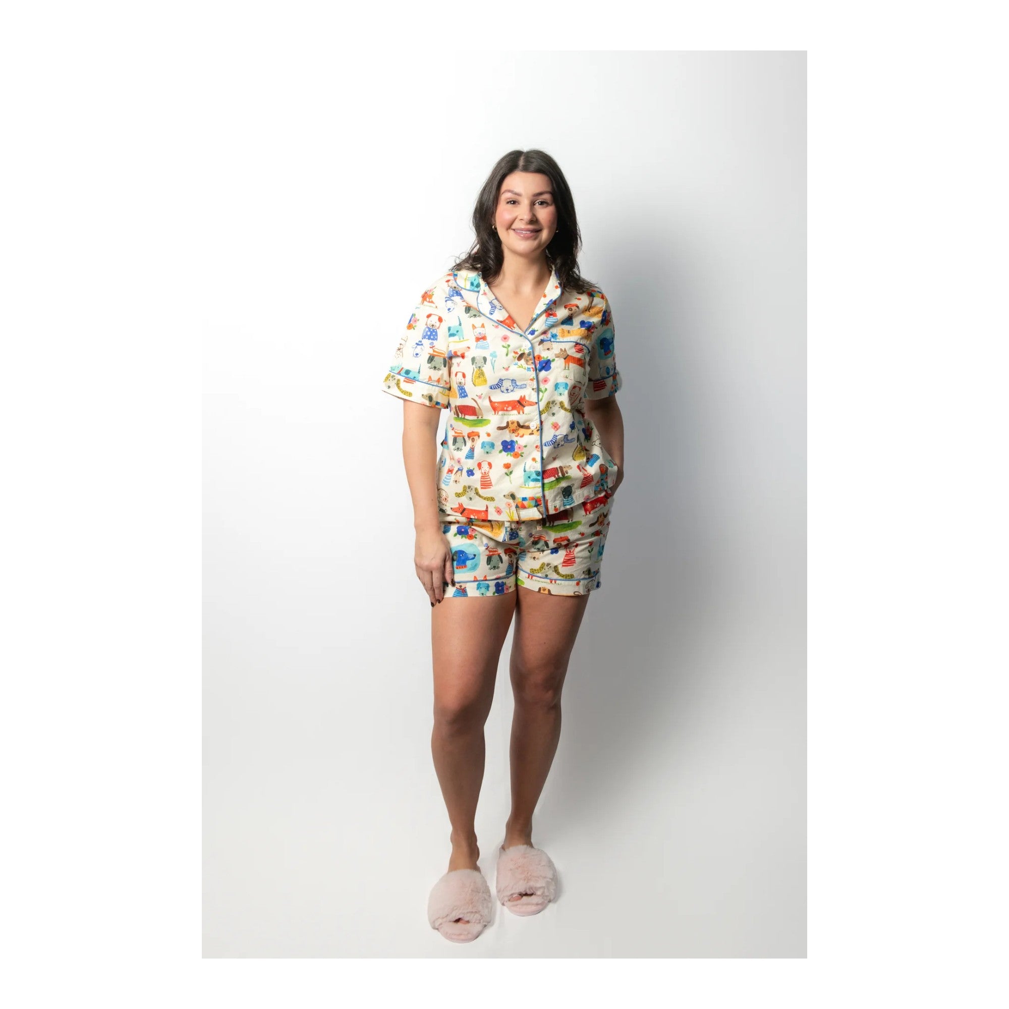 Painted Dog Short Pajama