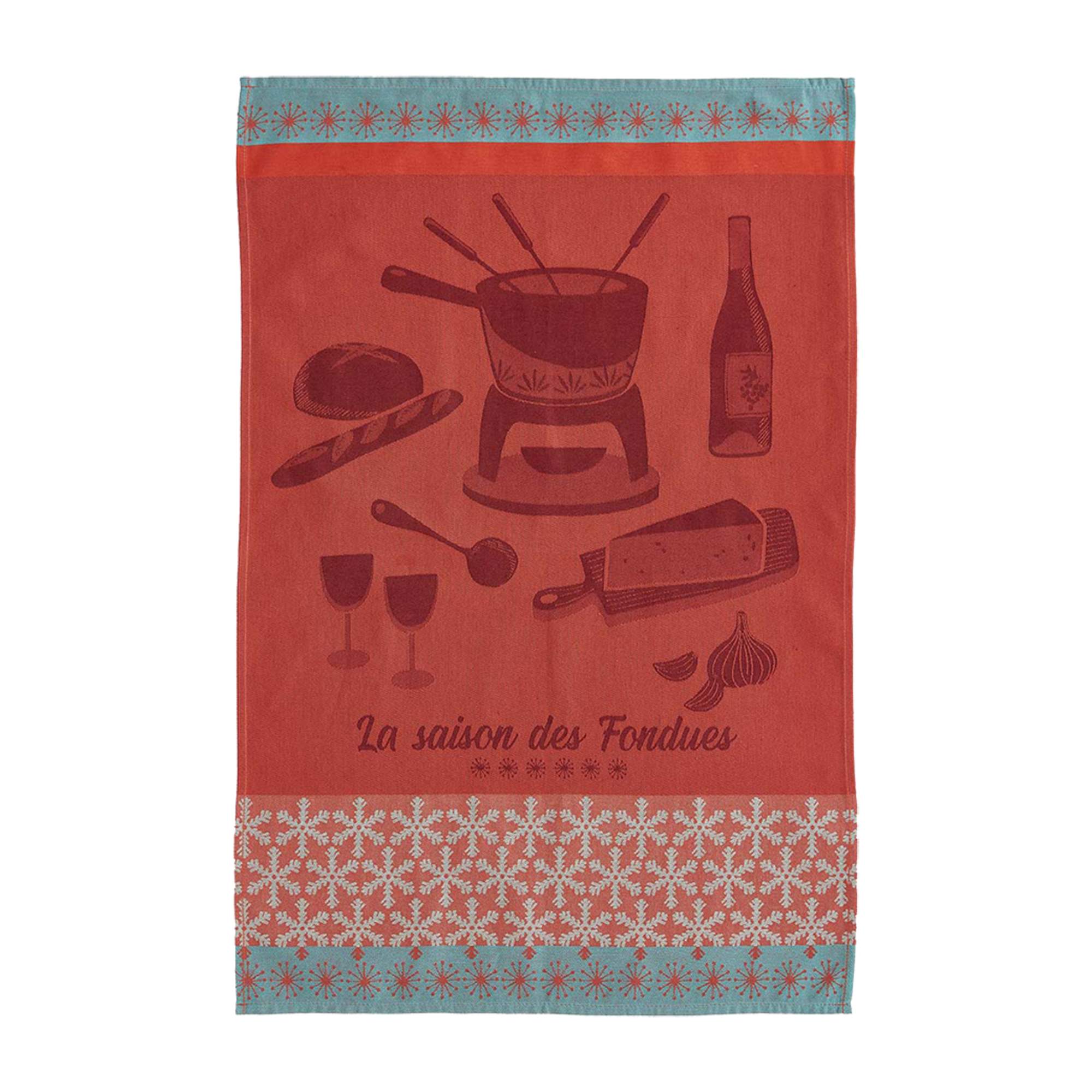 Coucke - La Saison des Fondues Tea Towel