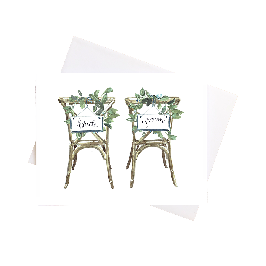 Wedding Chairs Card