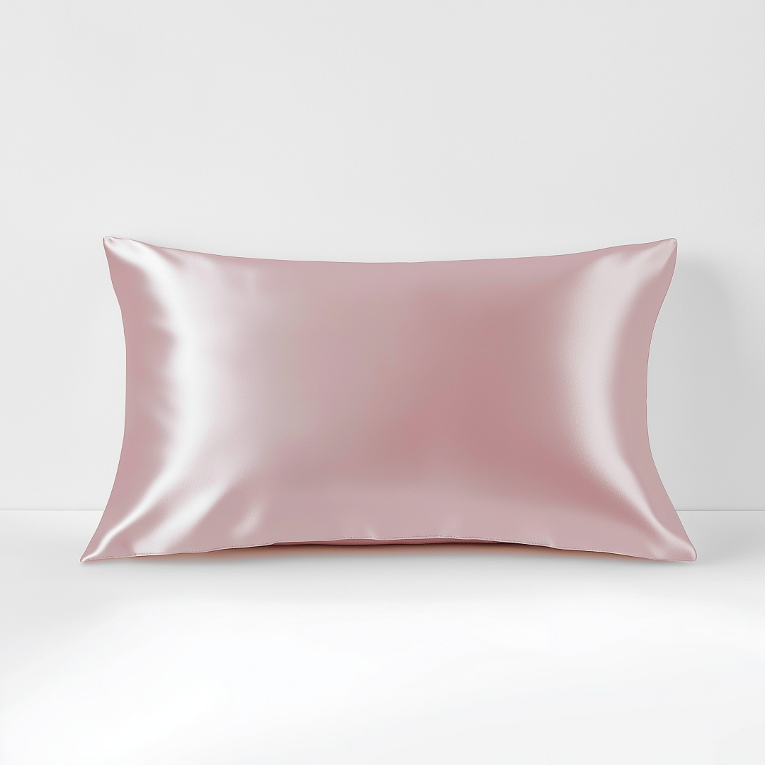 HoneyLux - Queen Organic Silk Pillowcase - Pink