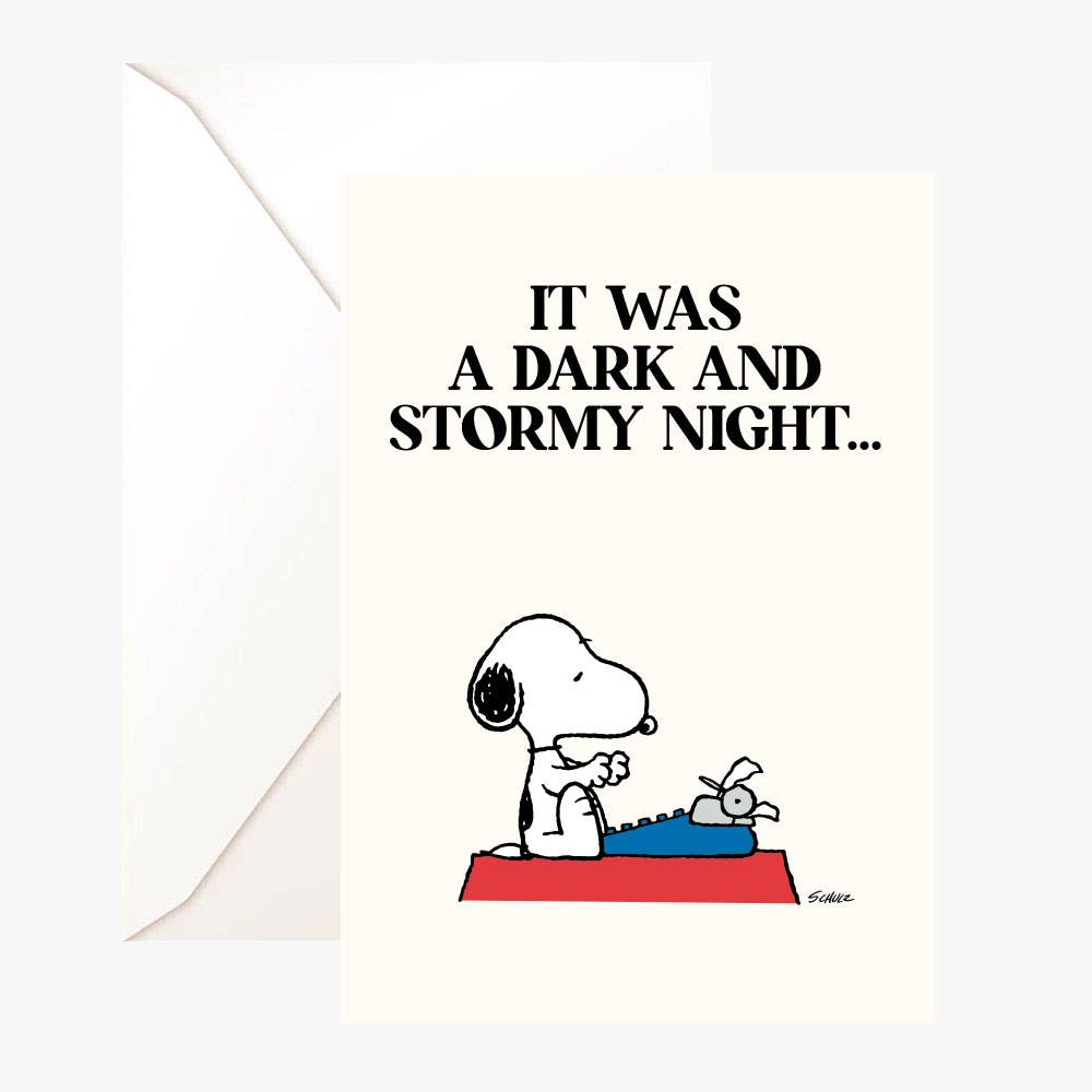Titlee - Snoopy "Dark and Stormy" Card