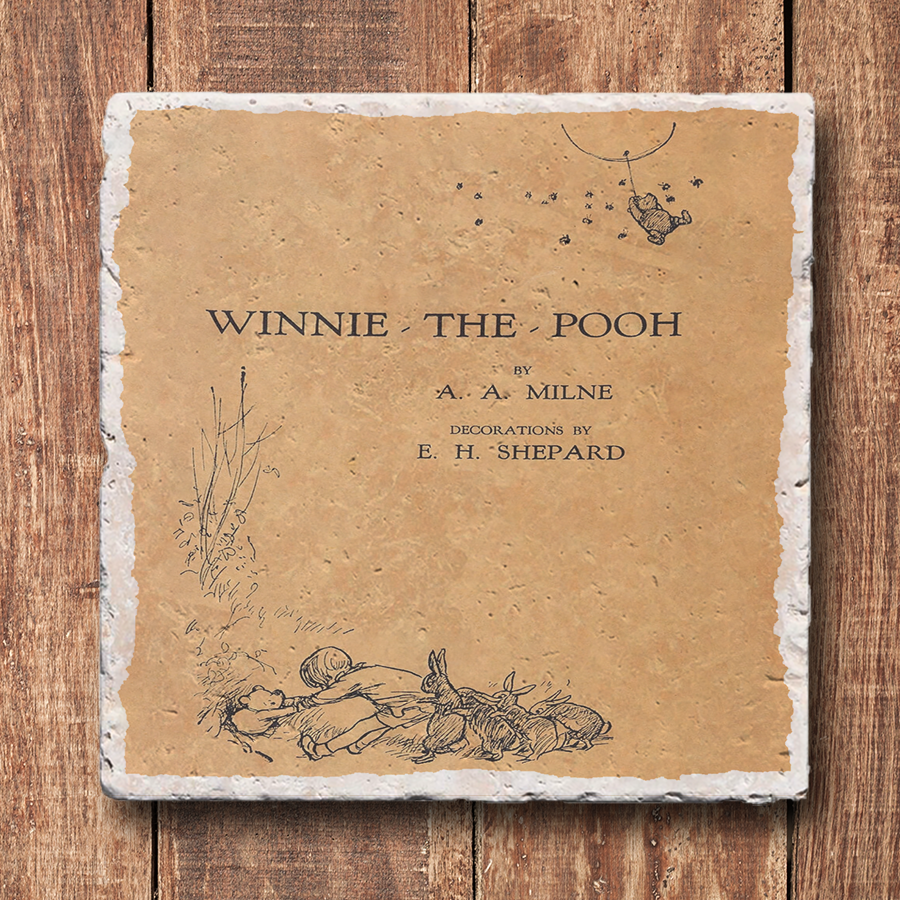 Dessous de verre pour livres pour enfants - Winnie l'ourson - AA Milne