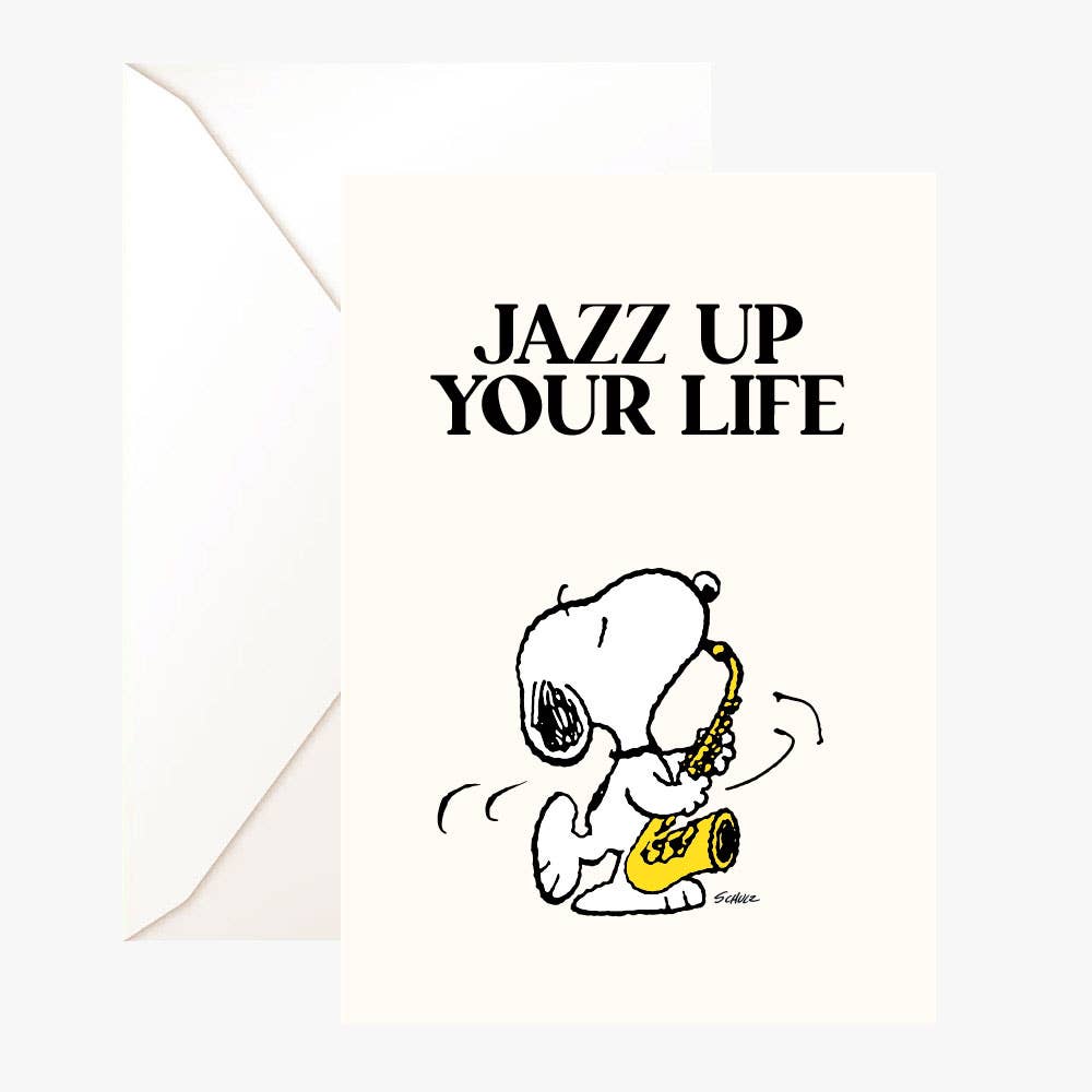 Titlee - Snoopy "Jazz" Card