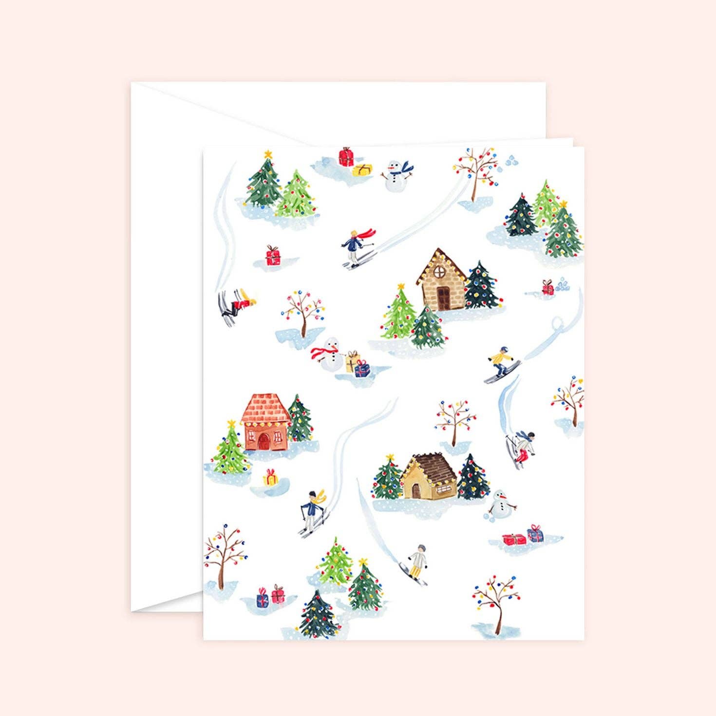 Mountain Village Card | Winter Holiday Ski Card