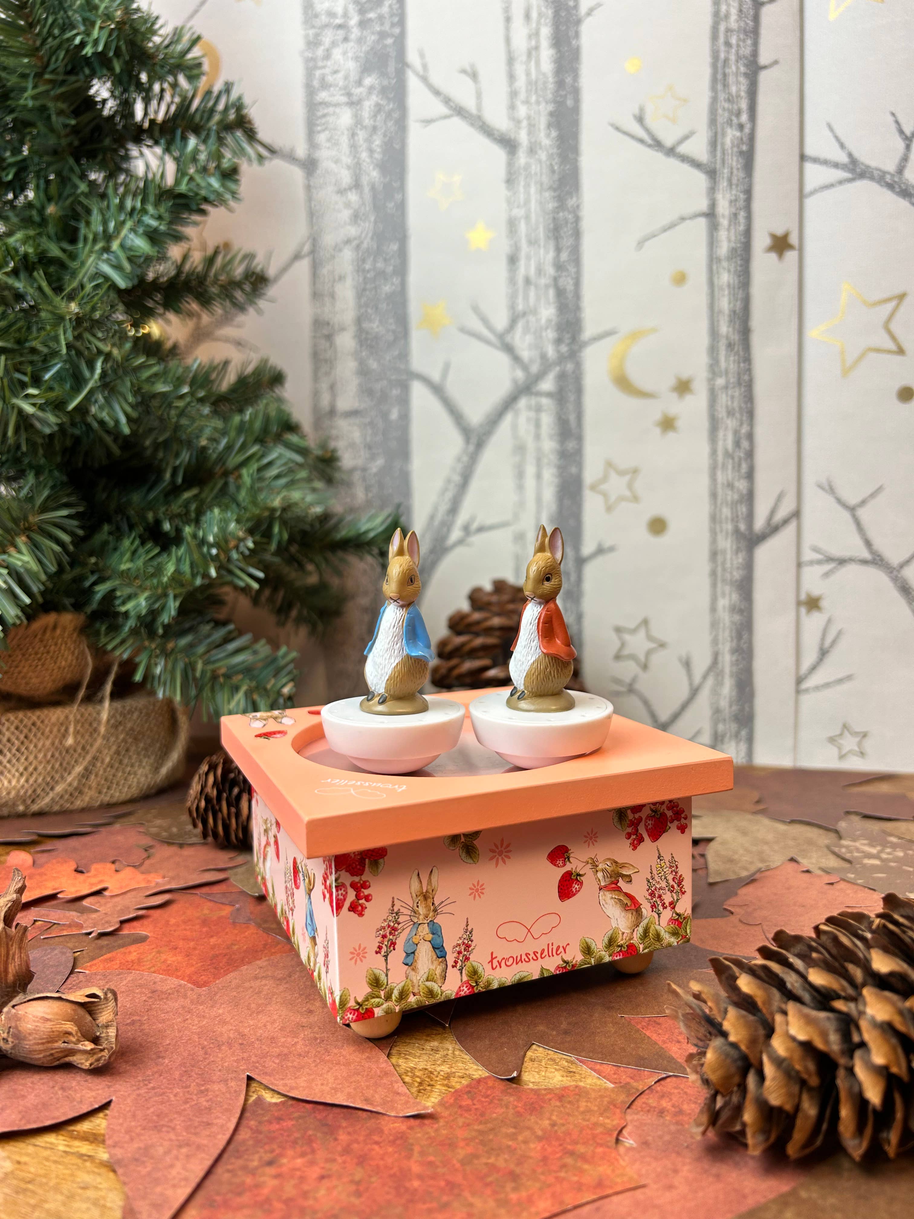 TROUSSELIER SAS - Dancing Peter Rabbit© Music Box Strawberries