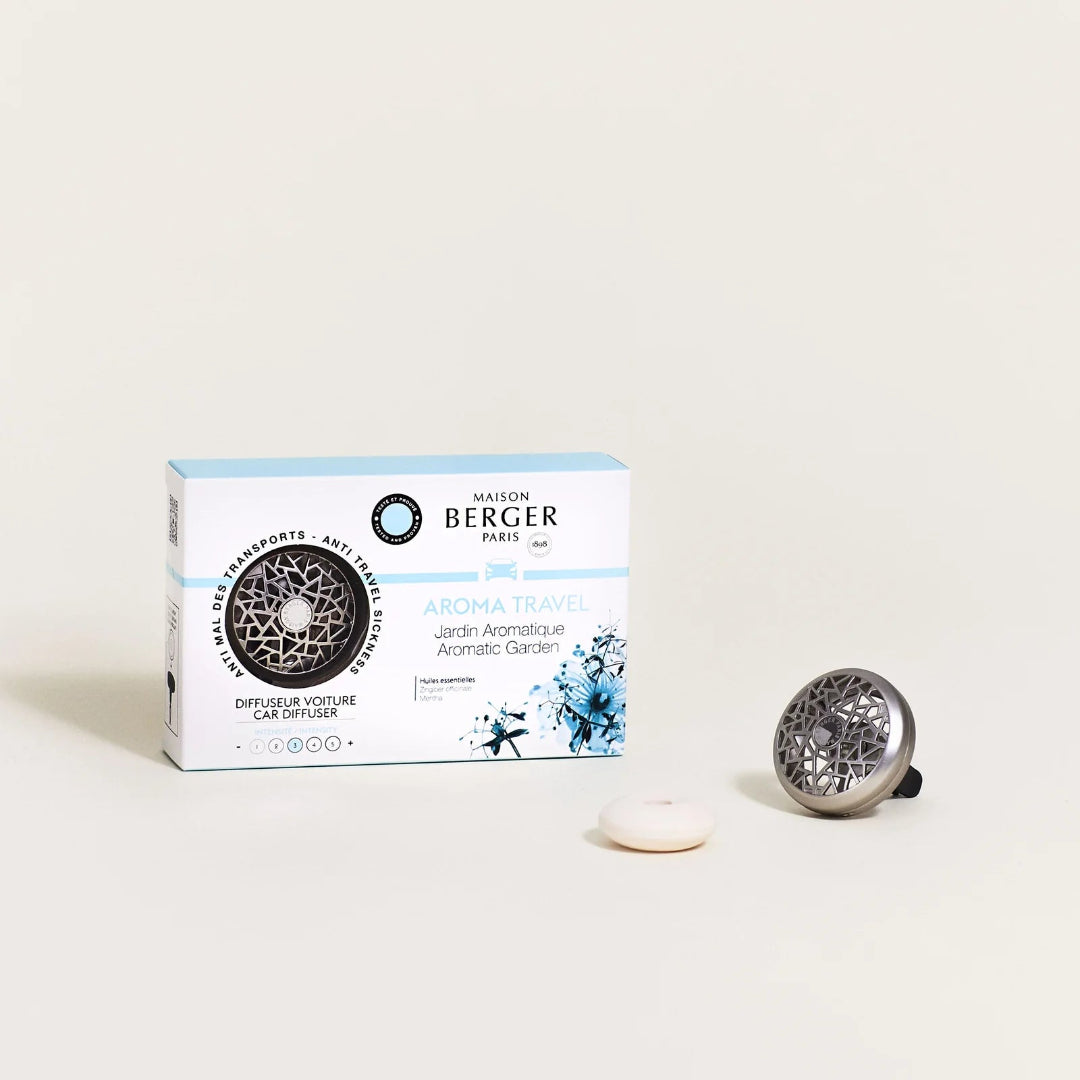 Maison Berger car diffuser with packaging on a light background