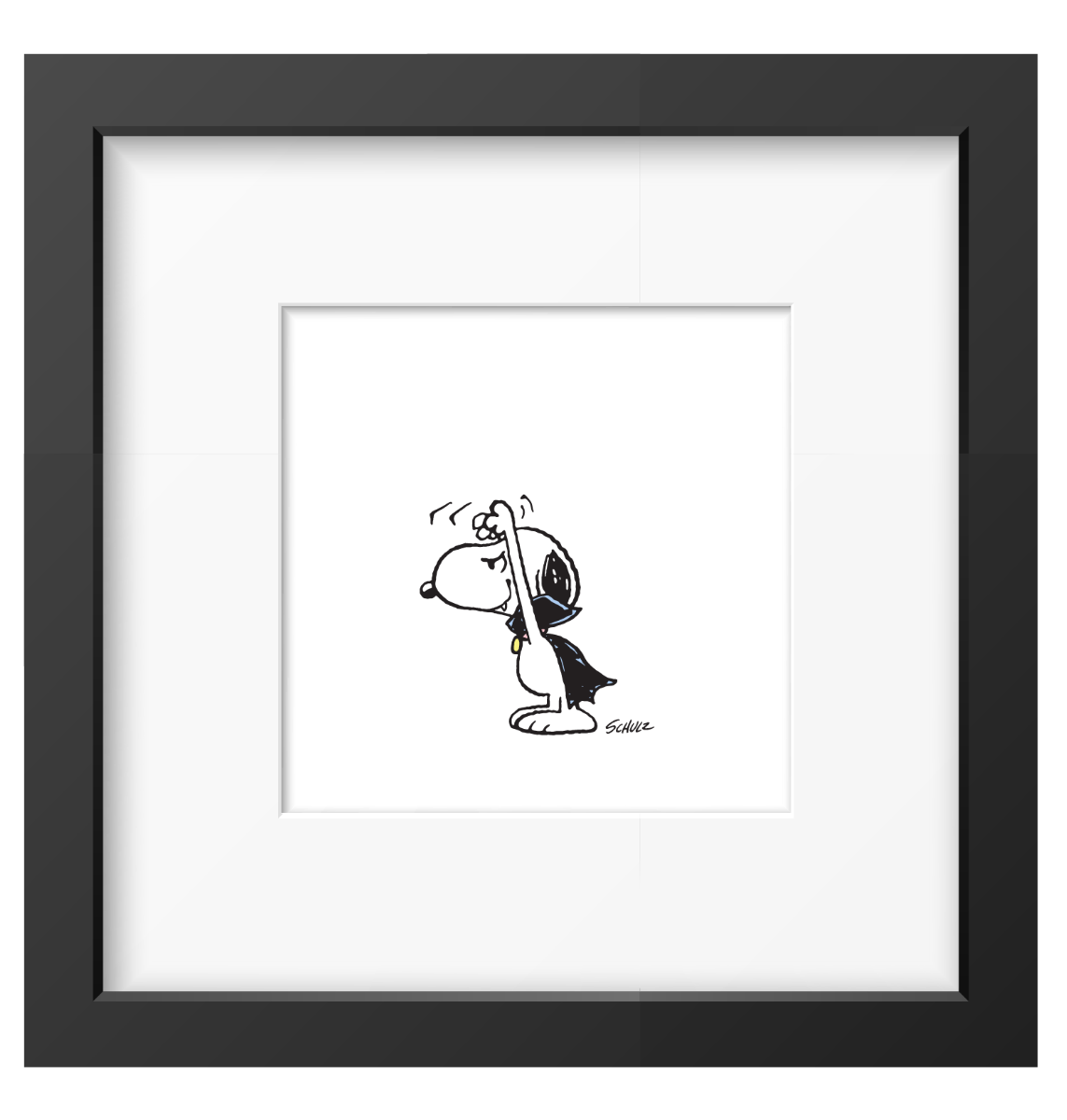 Magpie - Peanuts Vampire Framed Print Handmade