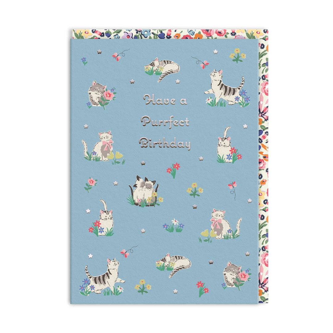 Carte d'anniversaire Purrfect Kittens de Cath Kidston