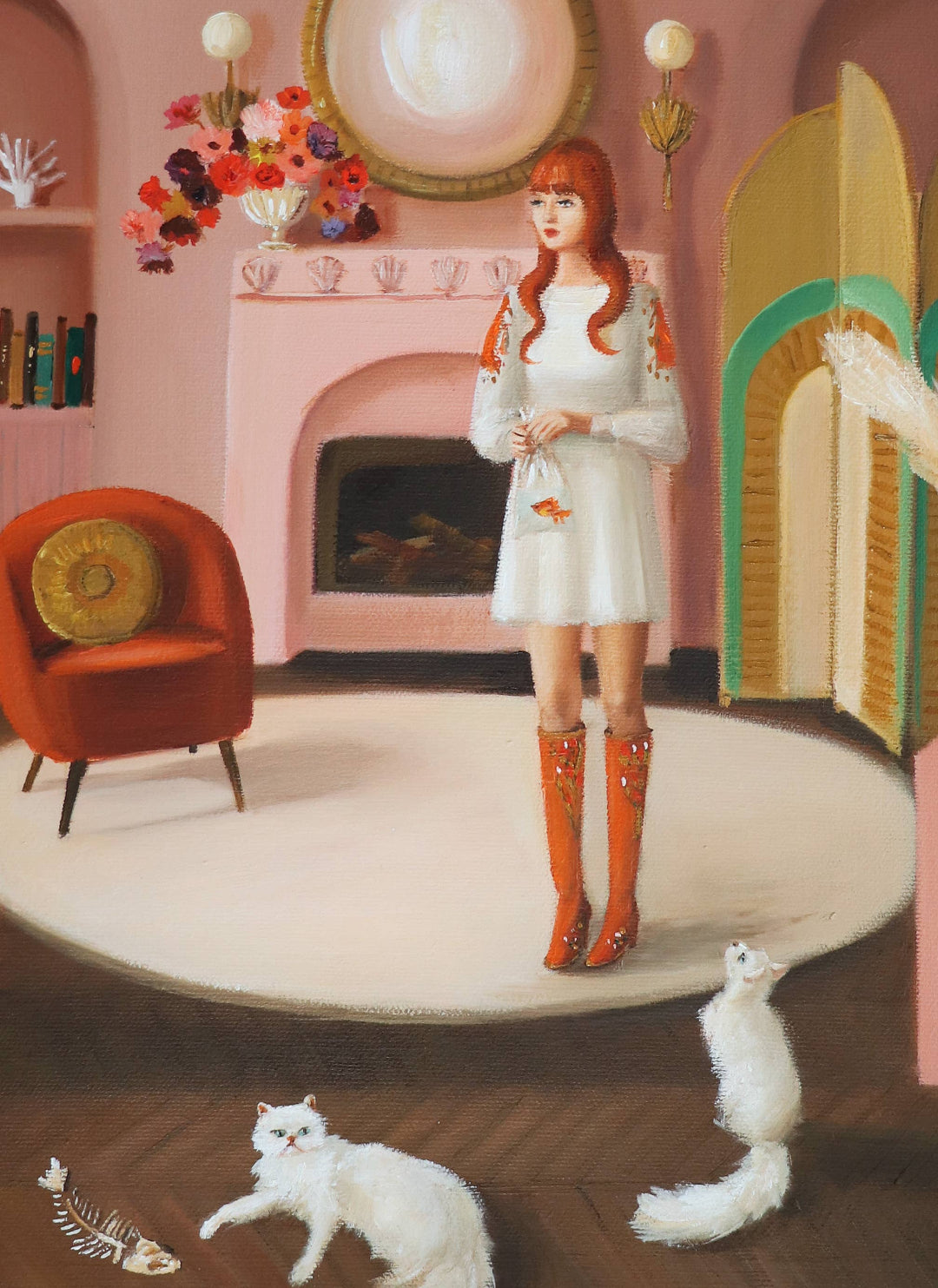 Janet Hill Studio - Impression d'art « The Goldfish Bowl »